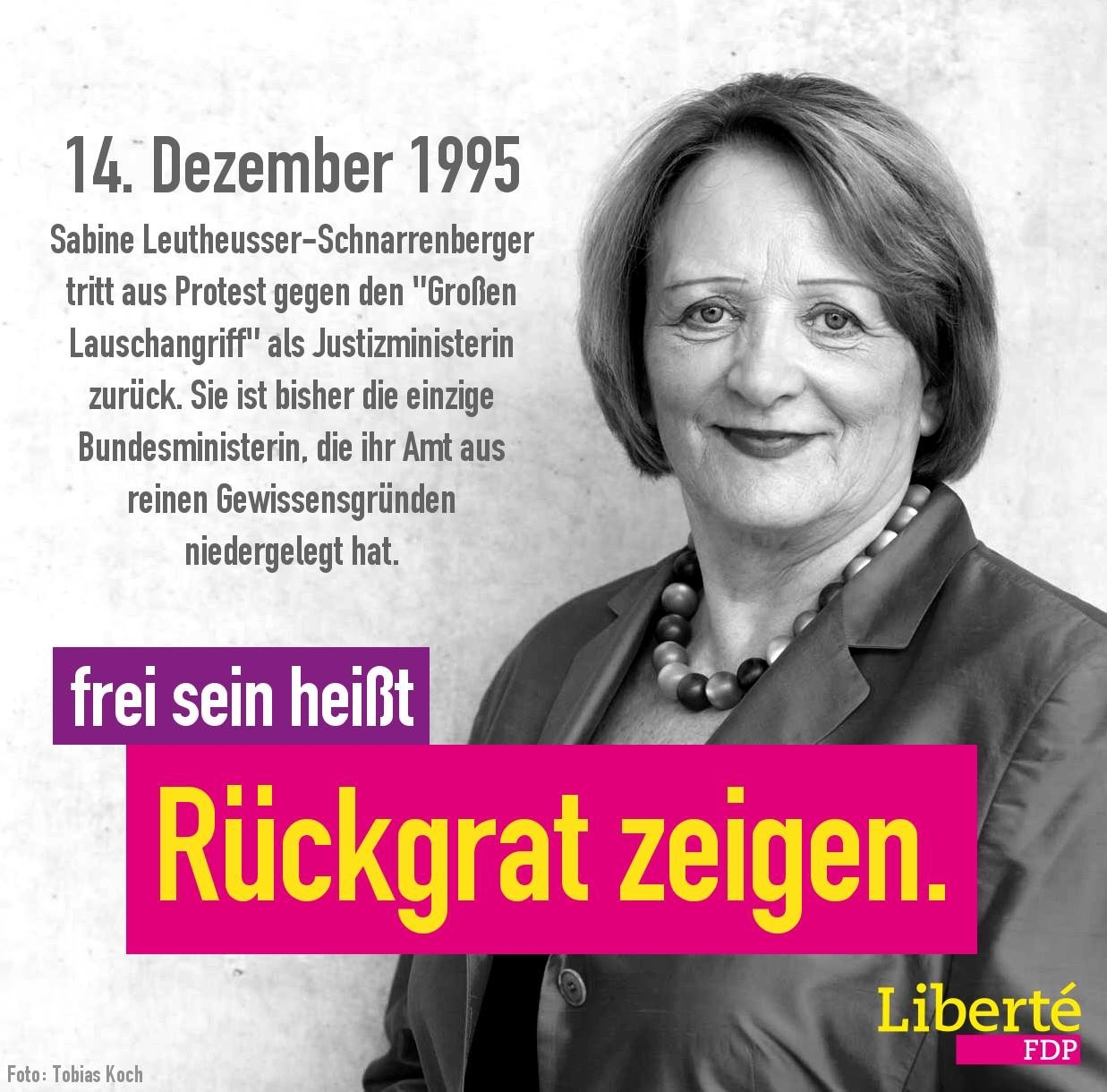 Rücktritt Leutheusser-Schnarrenberger