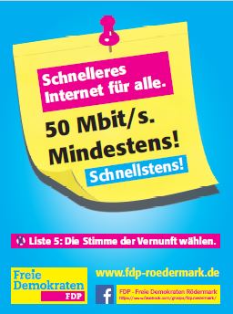 Breitband. Schnelles Internet für Rödermark.