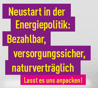 Neustart in der Energiepolitik
