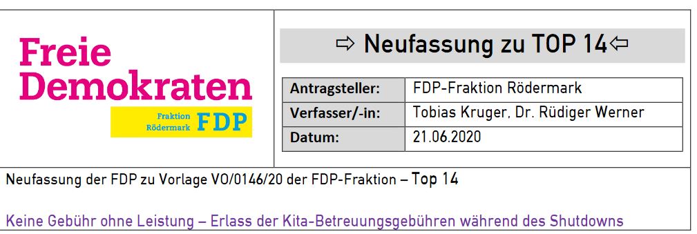 Keine Gebühr ohne Leistung